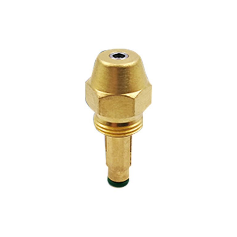 Back flow oil nozzle