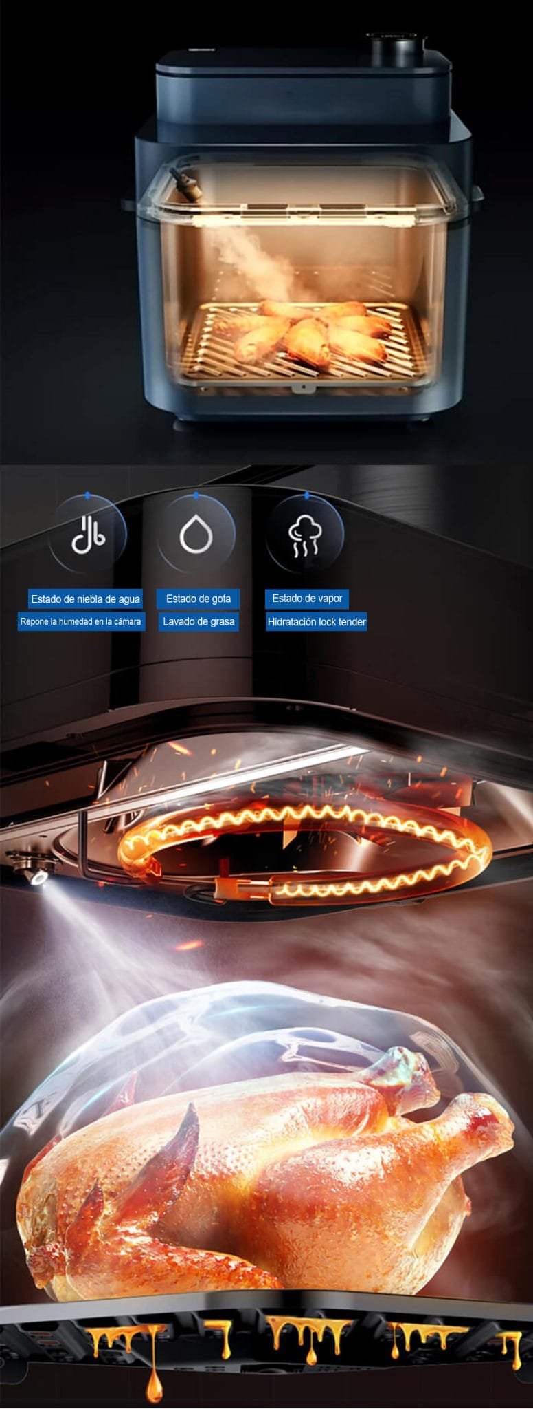 Boquilla de freidora de aire