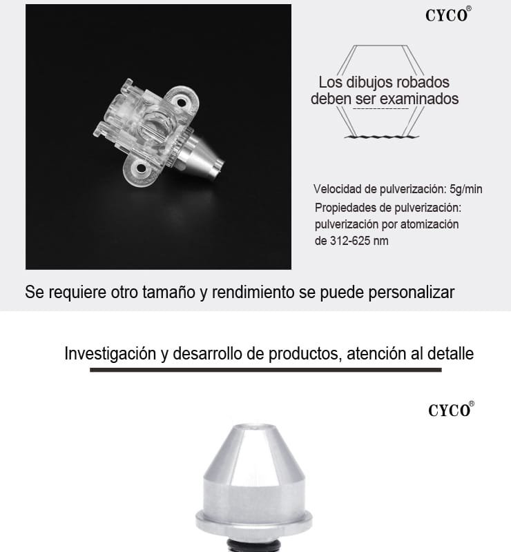 Boquilla de instrumento cosmético