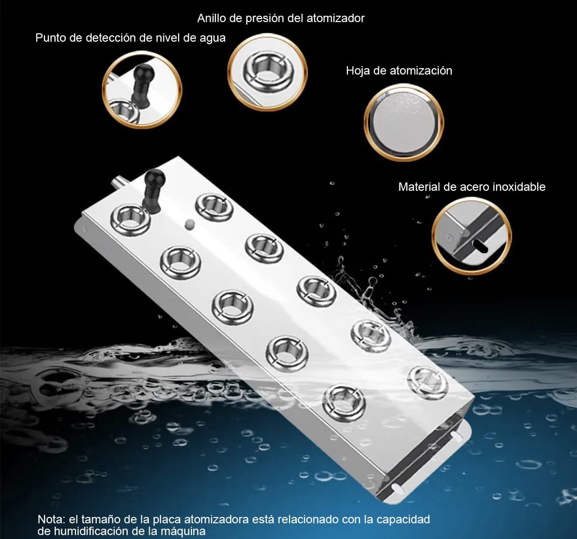 Humidificador ultrasónico